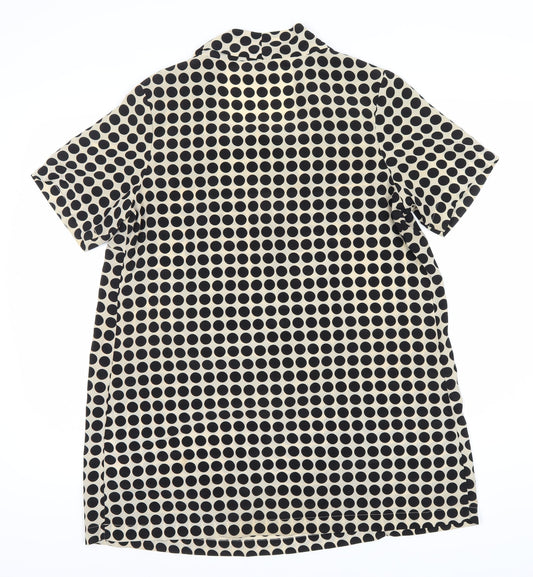Womens UK Size 12 mamas & papas Black Polyester Blouse