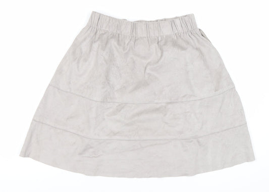 Noisy May Women's Grey Skirt Size 8 Elastic Waist