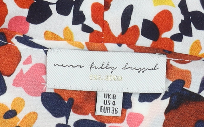 Never Fully Dressed Women's Floral Wrap Blouse