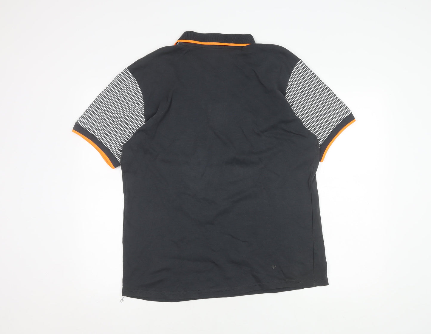 Hugo Boss Men's Black Polo Shirt 2XL Graphic Print