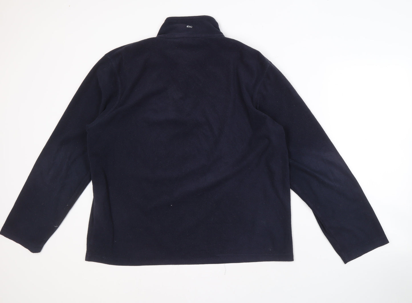 Regatta Men's Black Sweatshirt L 1/4 Zip Fleece