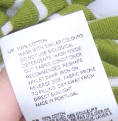 White Stuff Women's Green Striped Dress Size 14