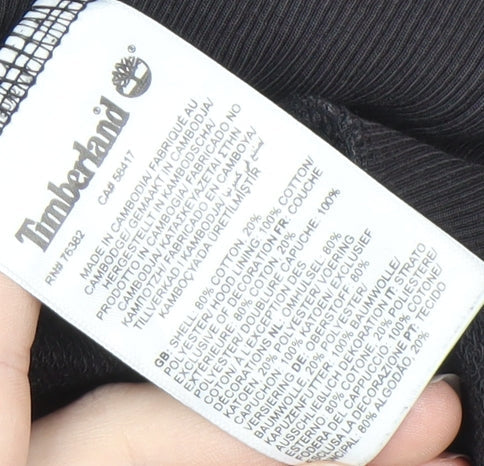 Timberland Men's Black Zip Hoodie XL