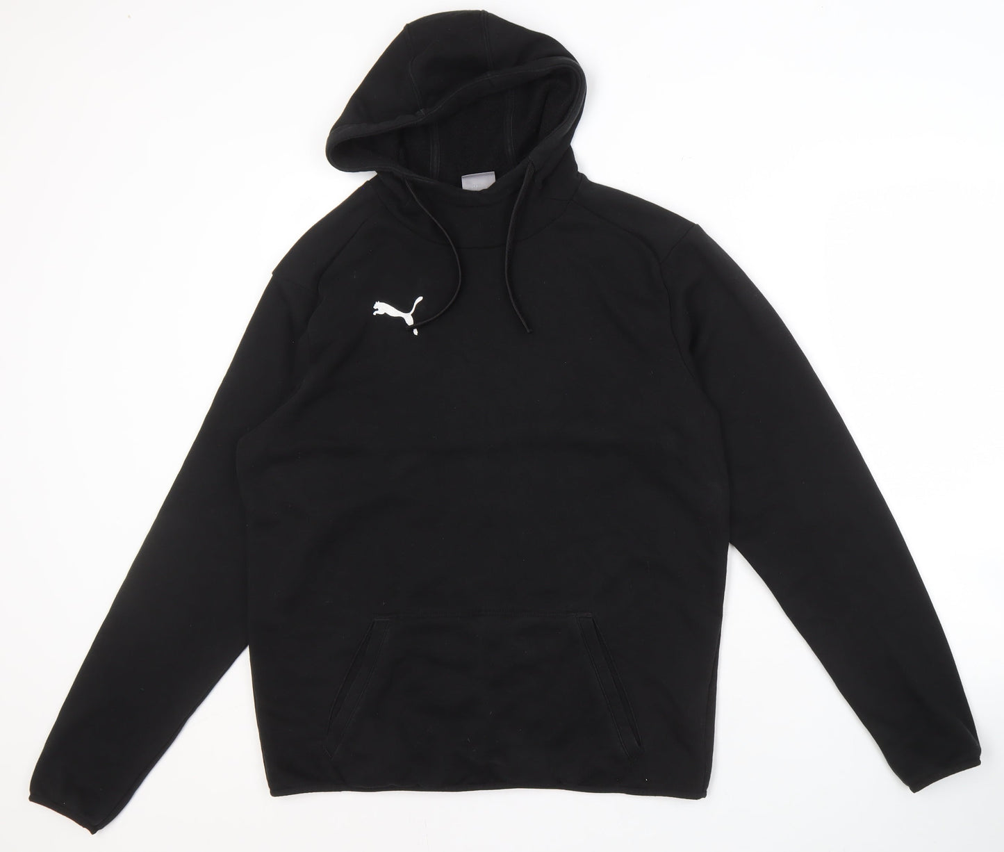Puma Men's Black Hoodie Medium Pullover with Logo