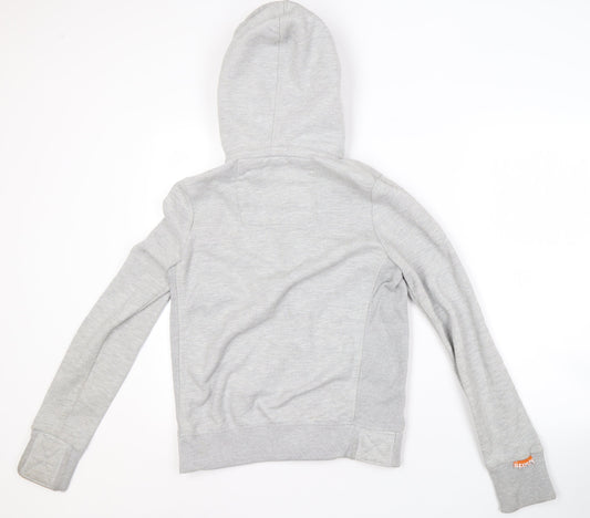 Superdry Men's Grey Full Zip Hoodie Size S