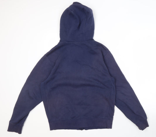 Nike Men's Blue Full Zip Hoodie Size S