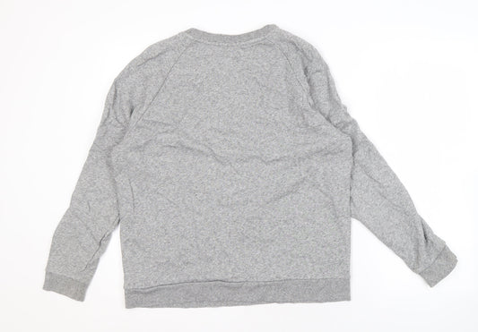 Levi's Men's Grey Crew Neck Logo Pullover Sweatshirt M