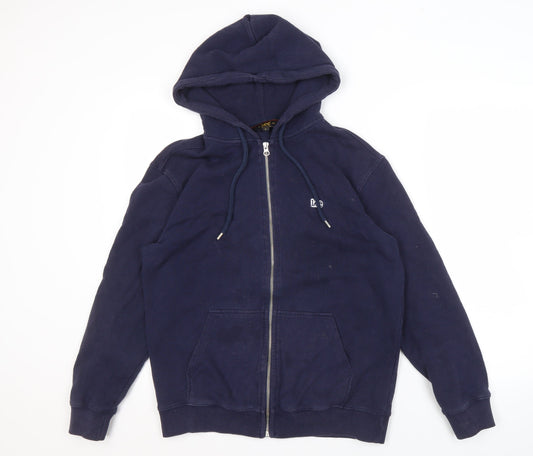 Lee Men's Blue Full Zip Hoodie M