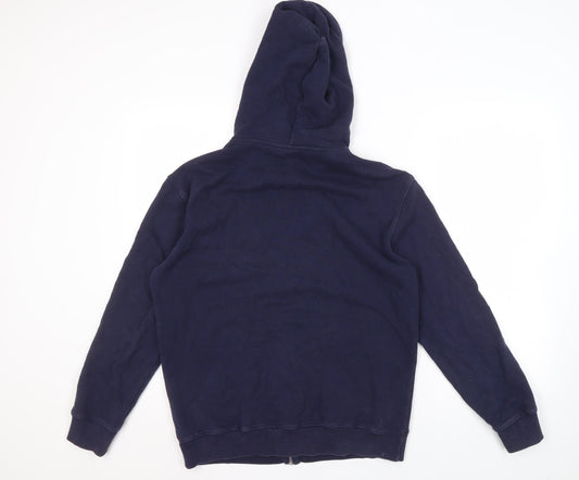 Lee Men's Blue Full Zip Hoodie M