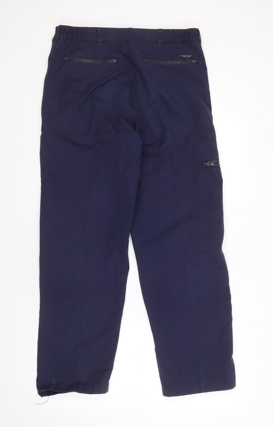 Regatta Mens Blue Cargo Trousers Size 32