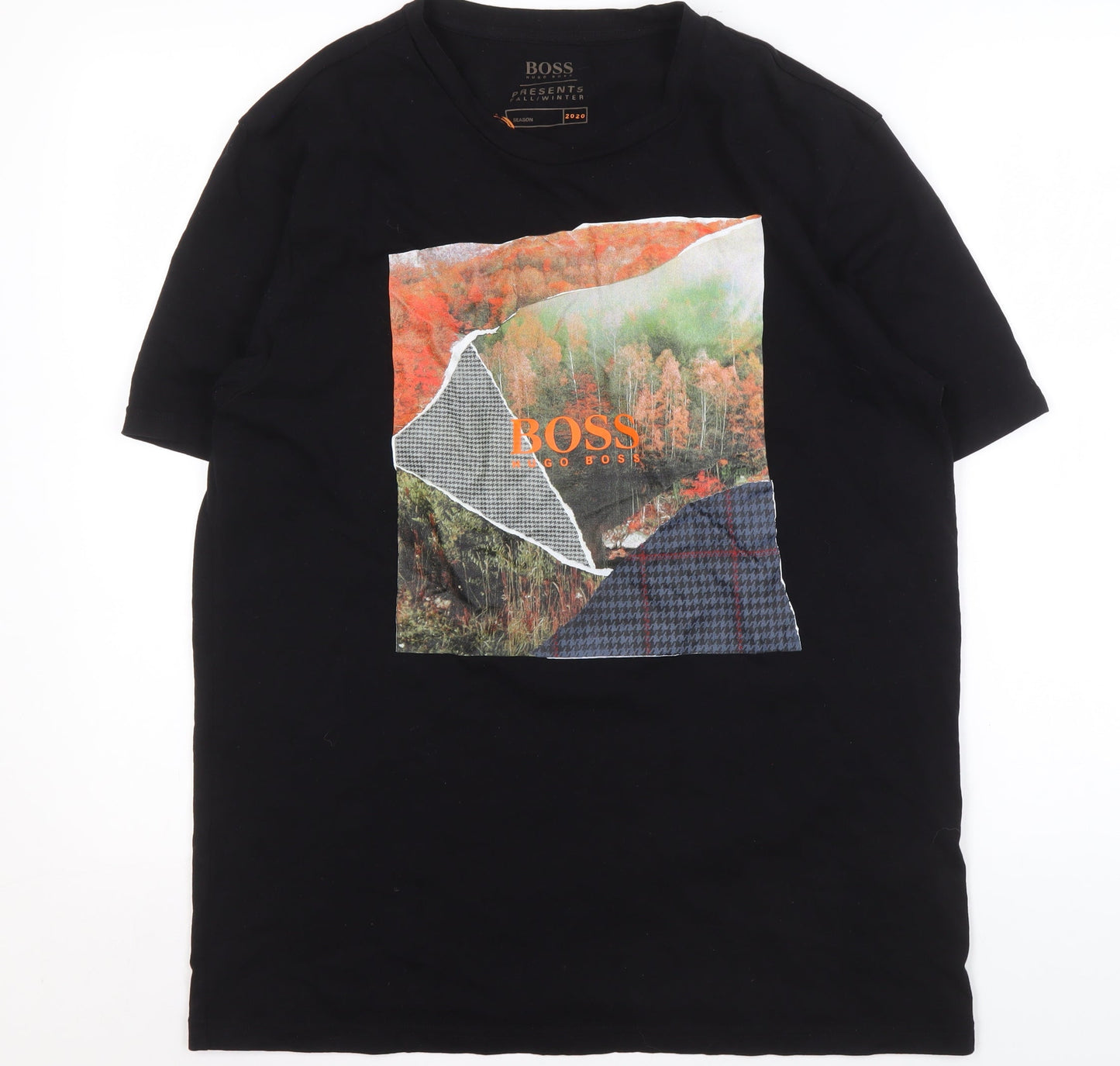 Boss Men's Black XL Graphic Print T-Shirt