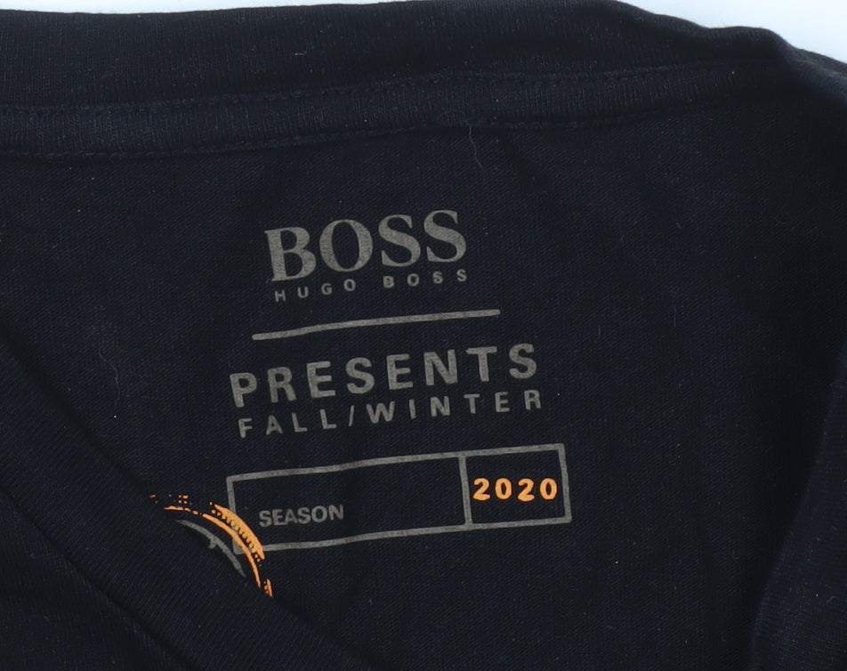 Boss Men's Black XL Graphic Print T-Shirt