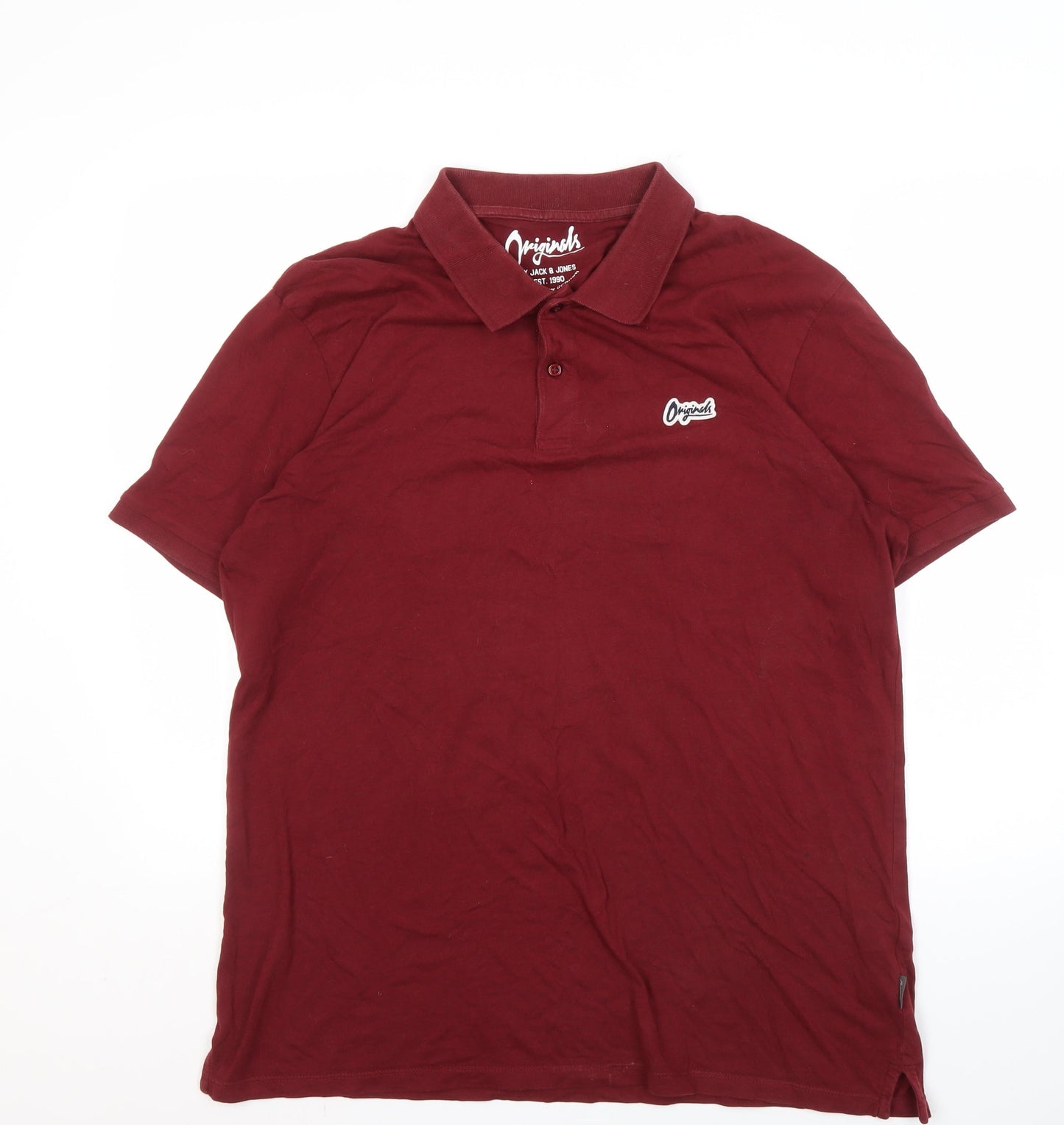 Jack & Jones Men's Red 2XL Polo Shirt