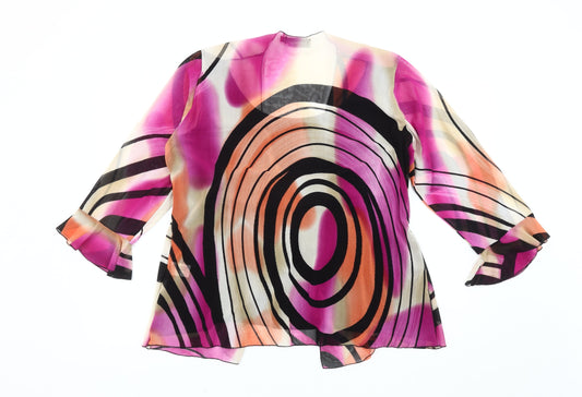 Bassini Women's Multicoloured Kimono Blouse - XL