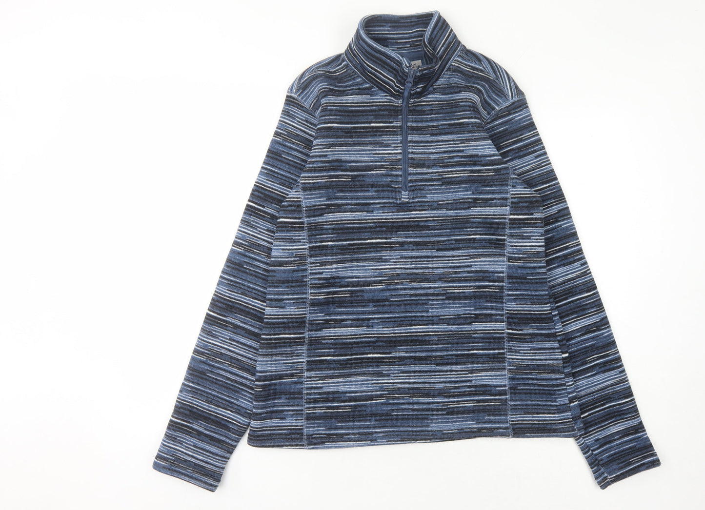 Mountain Warehouse Women’s Blue Striped Sweatshirt Size 14
