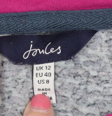 Joules Women's Multicoloured Long Sleeve T-Shirt Size 12