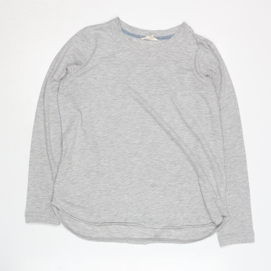 White Stuff Women's Grey Crew Neck Jumper Size 10