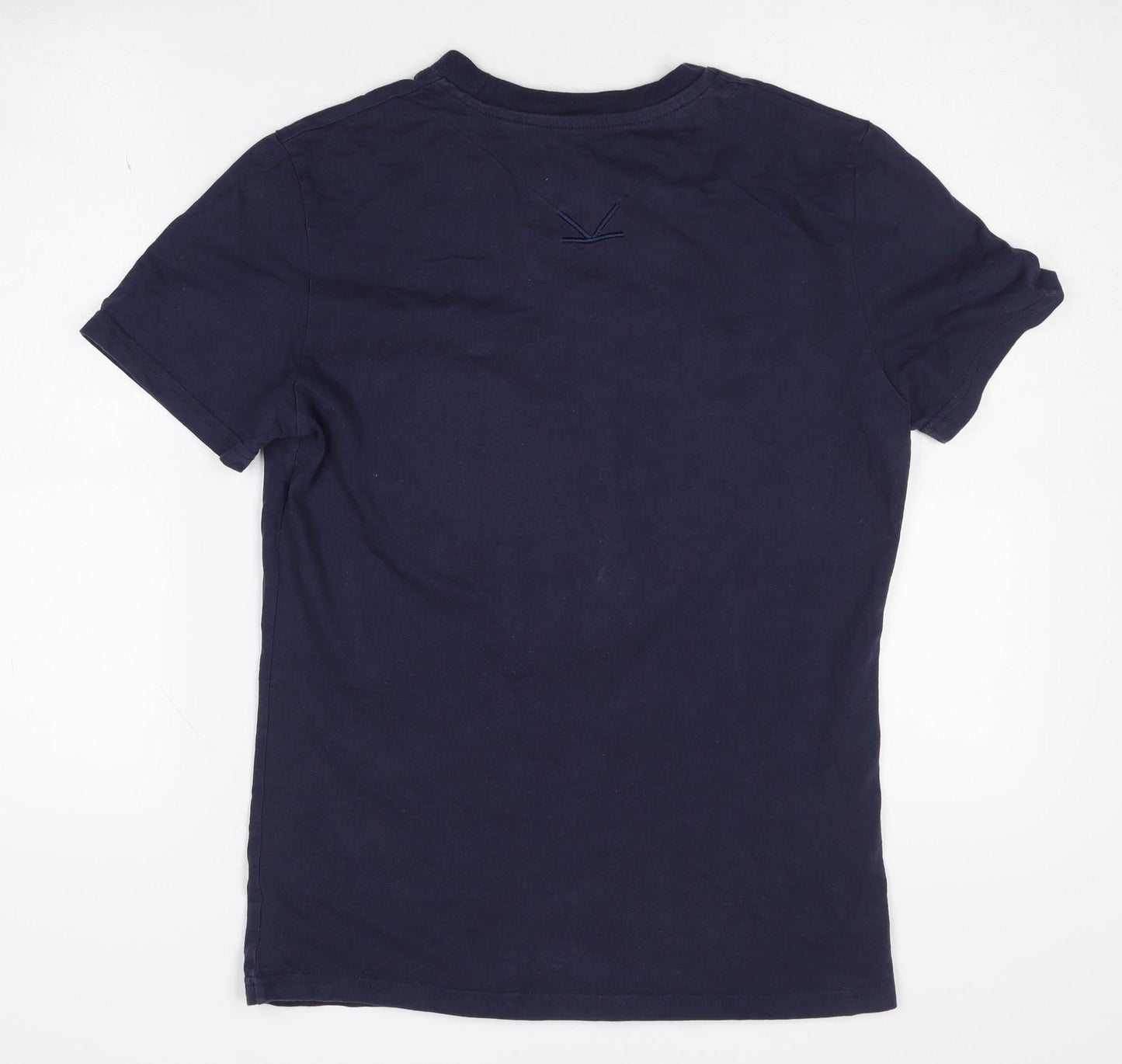 Kenzo Men's Blue Embroidered Tiger T-Shirt
