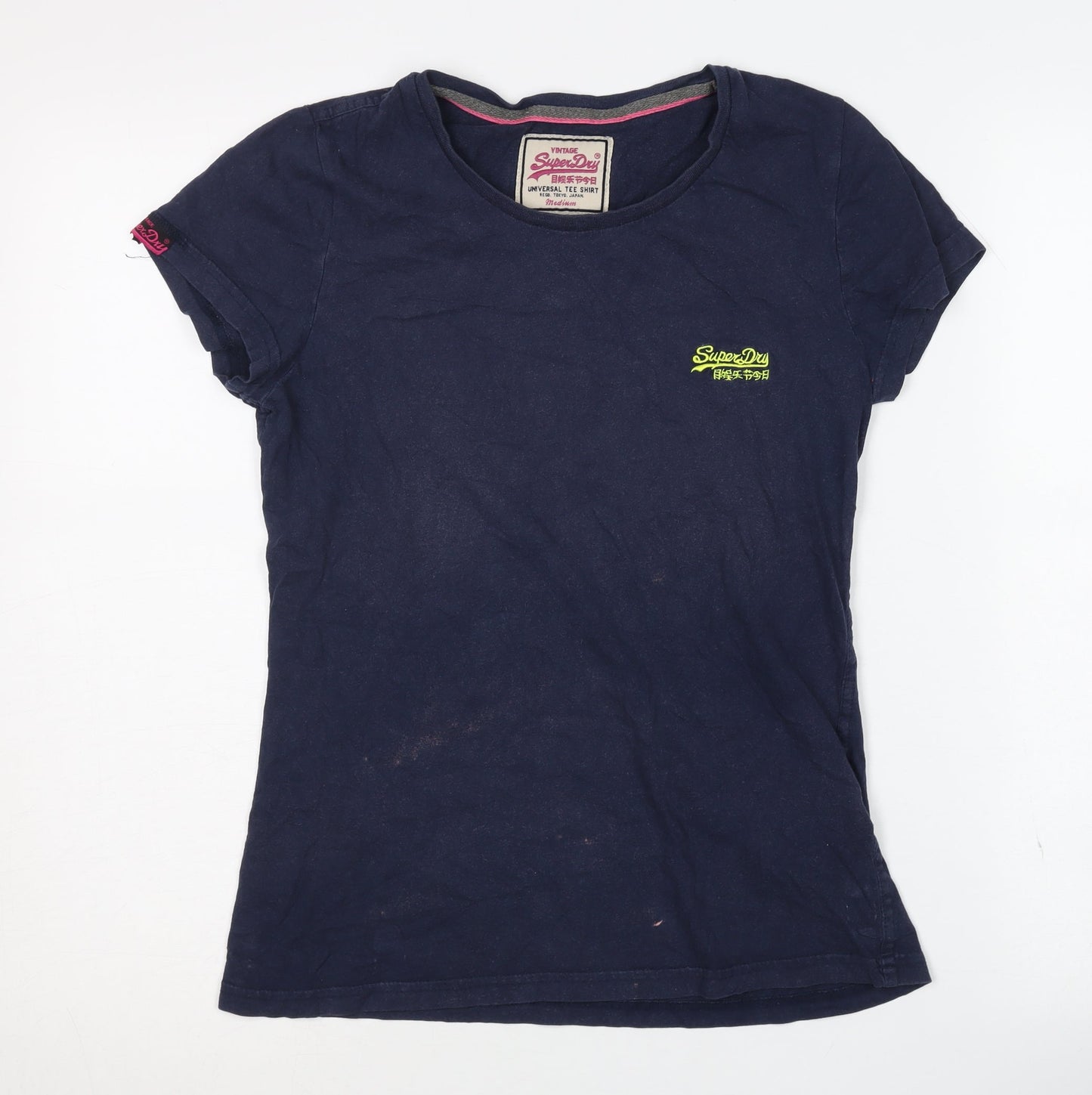 Superdry Women's Blue Medium Vintage T-Shirt