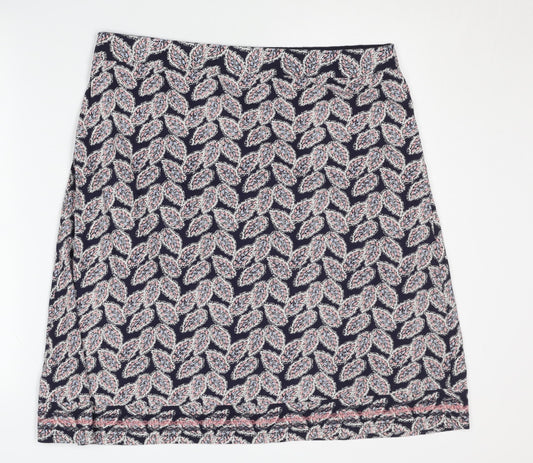 White Stuff Women's Multicoloured Floral Skirt Size 14