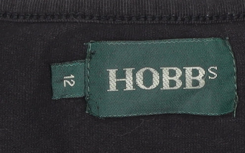 Hobbs Women's Black Basic T-Shirt Size 12