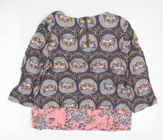 Womens UK Size 12 White Stuff Multicoloured Viscose Blouse