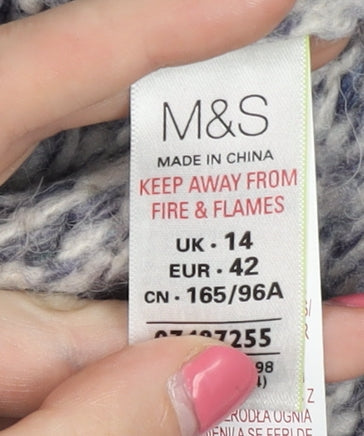 Marks and Spencer Women Multicoloured Long Sleeve Jumper