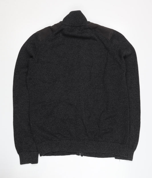 Marks and Spencer Men's Black Cotton Jacket Large