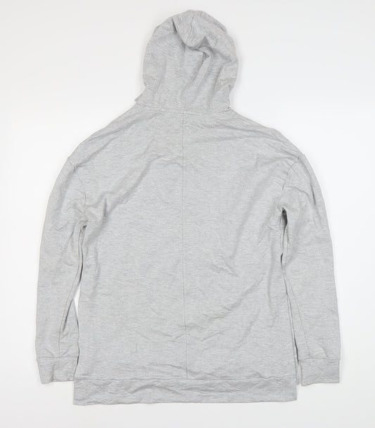 Marks and Spencer Women's Grey Pullover Hoodie Size 10