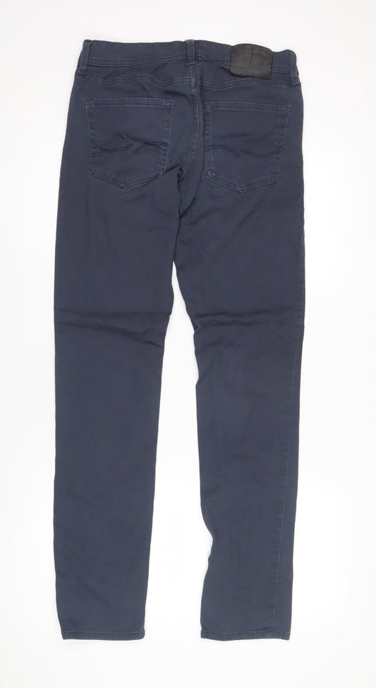 Jack & Jones Men's Blue Slim Chino Trousers 32