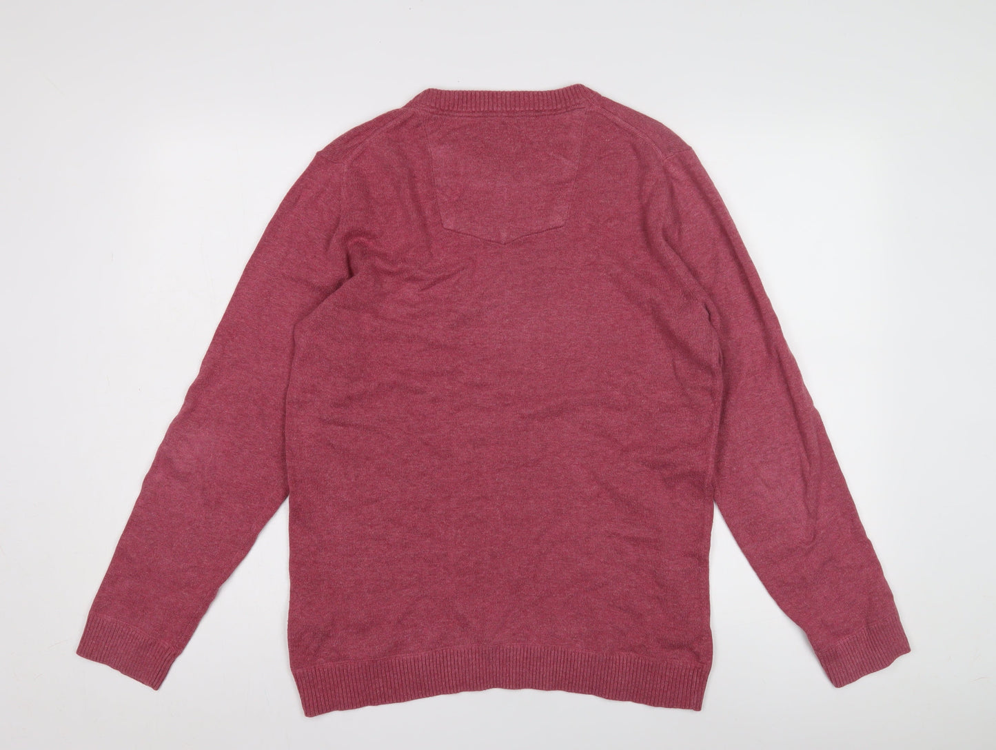 Fat Face Men's Red Pullover Jumper - S