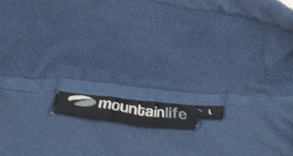 Mountain Life Men's Blue Pullover Sweatshirt L