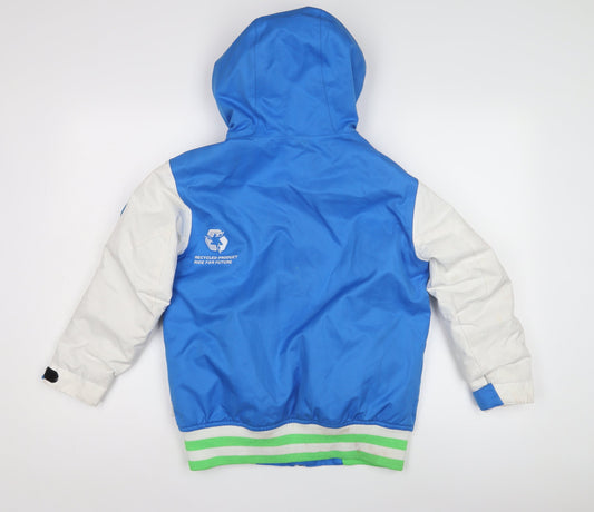 Picture Teens Blue Varsity Jacket Size 10 Winter