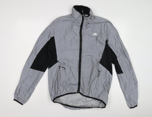 Trespass Men's Grey S Basic Windbreaker Jacket 35"-37"