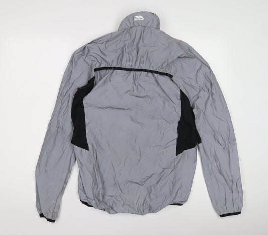 Trespass Men's Grey S Basic Windbreaker Jacket 35"-37"