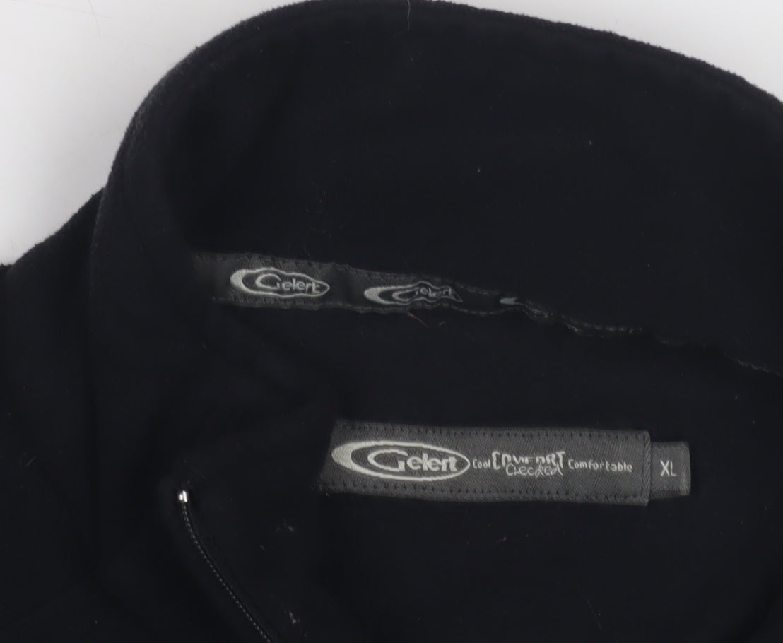 Gelert Men's Black XL Fleece Pullover Sweatshirt