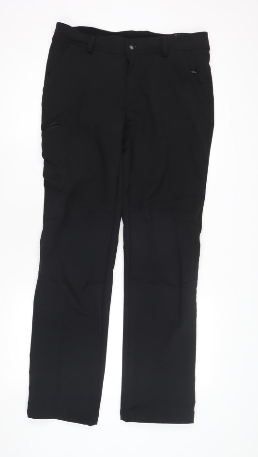TOG24 Women's Black Straight Trousers Size 12