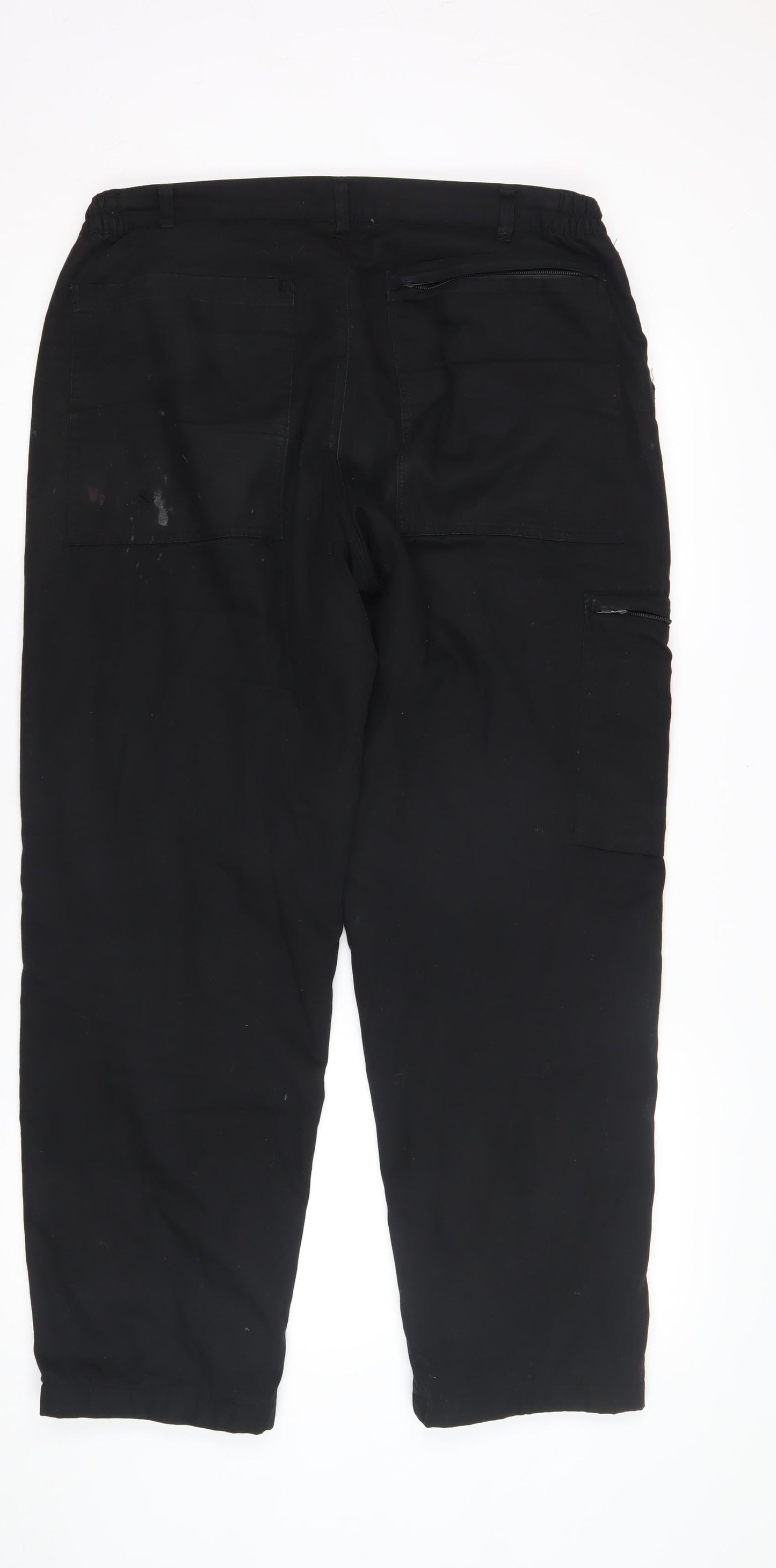 Regatta Men's Black Cargo Trousers - Size L