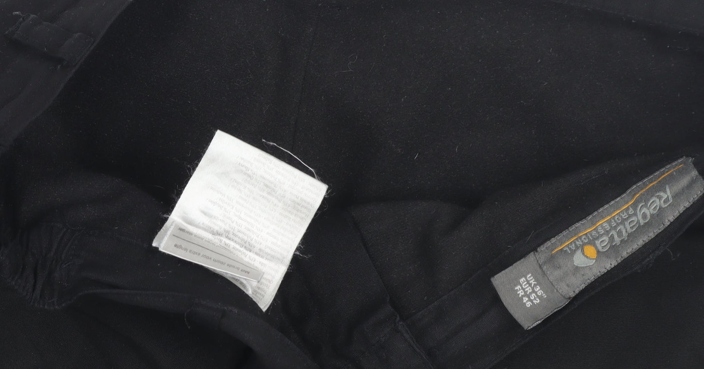 Regatta Men's Black Cargo Trousers - Size L