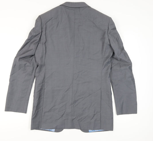 Marks and Spencer Men's Grey Long Blazer 38L