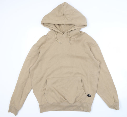Jack & Jones Men’s Beige Pullover Hoodie, Size M