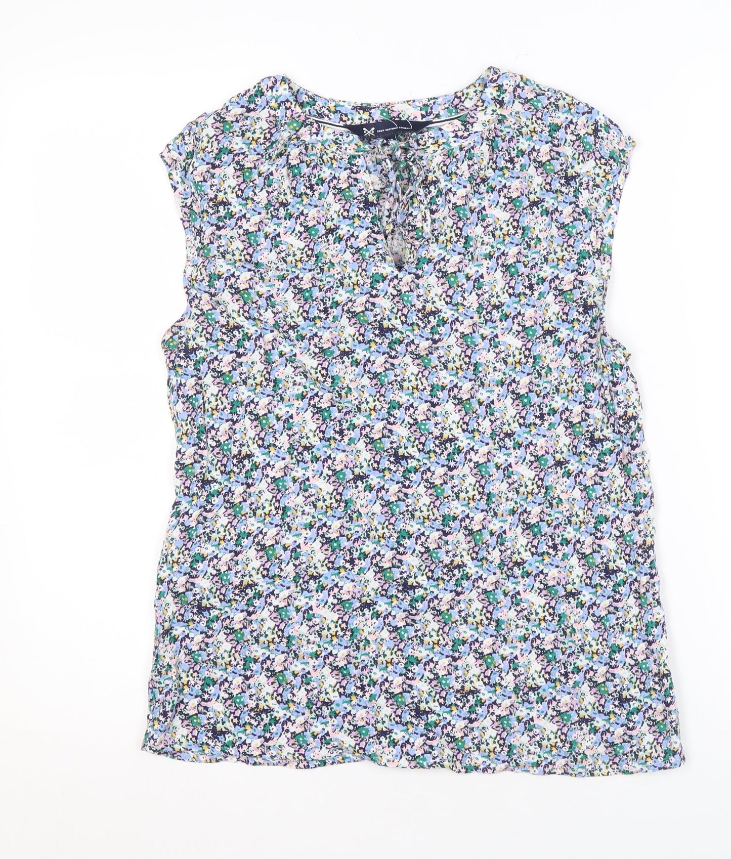 Crew Clothing Women's Multicoloured Floral Tunic Blouse, Size 12