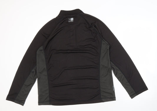 Karrimor Men's Black XL Long Sleeve Pullover Outdoor Top