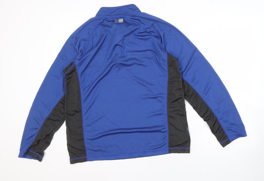 Karrimor Men's Blue XL Long Sleeve Pullover Activewear