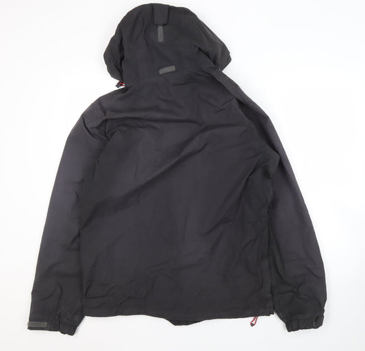 Regatta Men's Black Parka Jacket M Hooded Waterproof