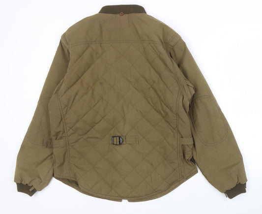 Mountain Horse Men's Green Quilted Jacket L - Outdoor Riding