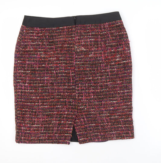 Boden Women’s Multicoloured Pencil Skirt, Size 12, Tweed
