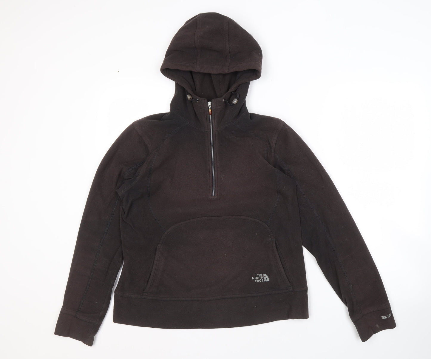 The North Face Women's Black Fleece Pullover Hoodie, Size L
