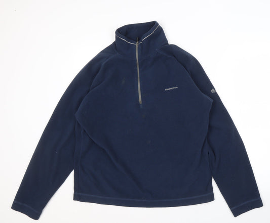 Craghoppers Men’s Blue Fleece 1/2 Zip Sweatshirt M