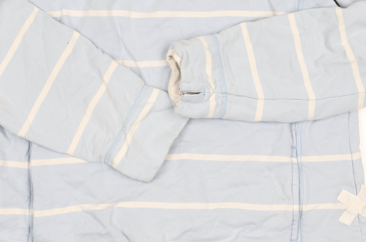Crew Clothing Women’s Blue Striped Sweatshirt Size 12 Pullover